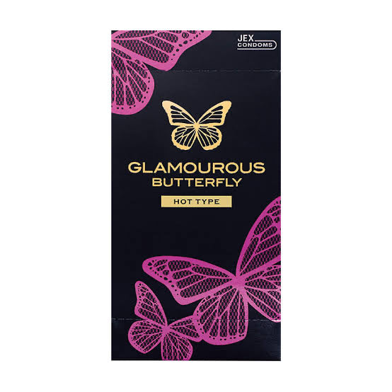 日本Jex 魅力蝴蝶熱感套套 12個