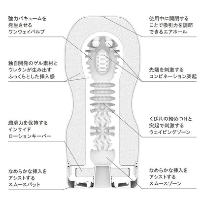 TENGA Extra Cool 真空飛機杯